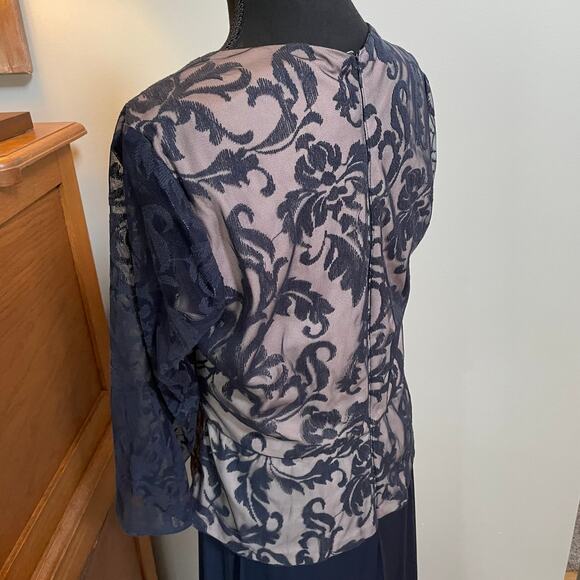 Patra Navy Blue Special Ocassion Dress ~ 16 - Picture 4 of 8